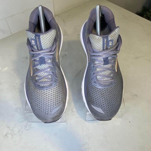 Brooks Womens Adrenaline 20 Lavender Running Shoes Size 8.5 - Picture 2 of 9